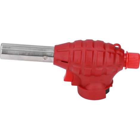 Chalumeau réversible, outil de cuisine indispensable pour souder, cuire et pâtisser allumeur avec cartouche de gaz (9001). (1/5)