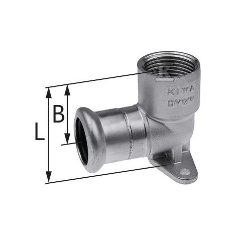 Podej.POD BAT.Con orecchie 22X3/4 inox press