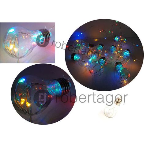 8-GLÜHBIRNENMICRO-LED-WEIHNACHTSBELEUCHTUNG,BETRIEBENEDEKORATION