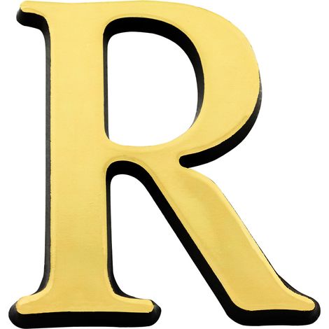 Lettre R Or Hauteur 60mm - 4623542 (1/2)