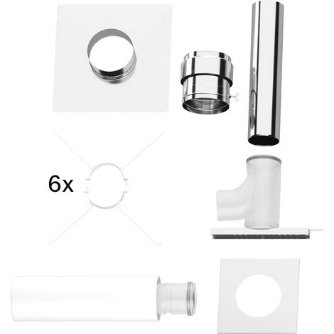 Bosch Abgaszubehör FC-Set110 Gbsatz Kaskade C93x im Schacht d:110/160, 7738113211