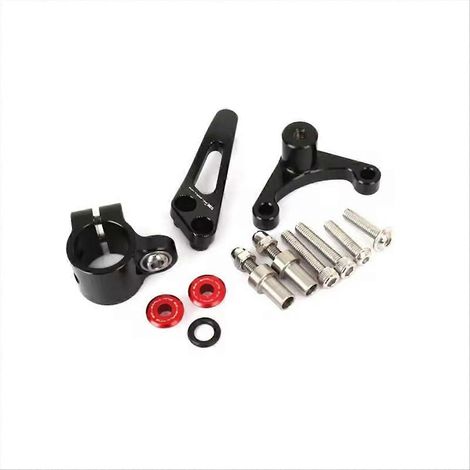 Kit de fixation de direction avec amortisseur de direction pour moto 939 950 (2018-2025), noir (1/5)