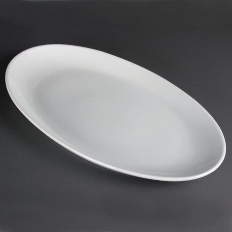 Assiette Creuse Ovale 500 x 290mm - Ref CC892 - Olympia (1/5)