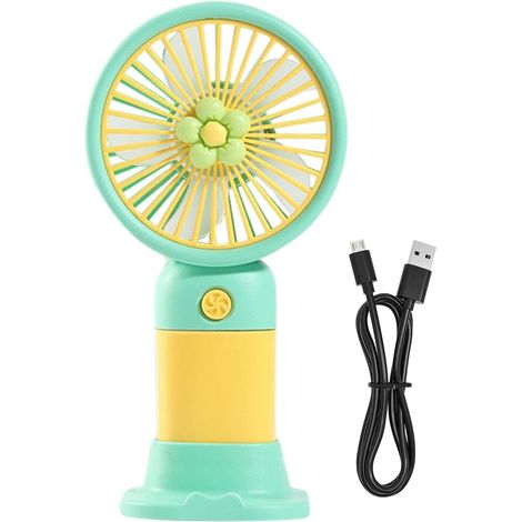 Petit Ventilateur Outil Rechargeable USB Avec Base (1/5)