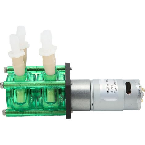Pompe péristaltique à double tête, haut débit, résistante à la Corrosion, dosage de liquide avec Tube BPT 700ml/min DC24V 600mA (1/5)