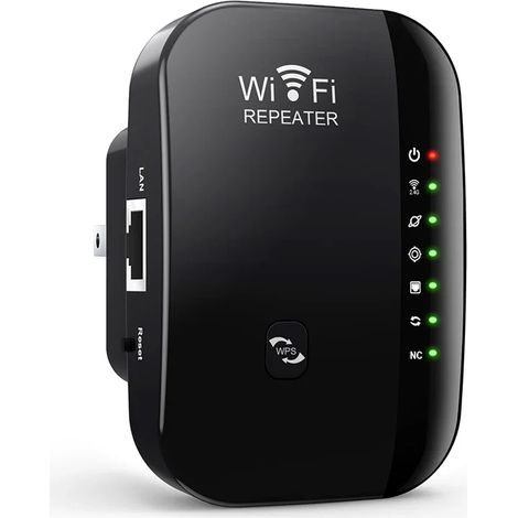Répéteur Wi-Fi 2,4 GHz (noir) (1/5)