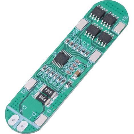 Module de protection batterie HX 4S-A01 pour 4 accumulateurs lithium 14.8V, circuit BMS 18650, carte PCB avec équilibrage, protection surcharge/décharge, pack de 4 cellules. (1/5)