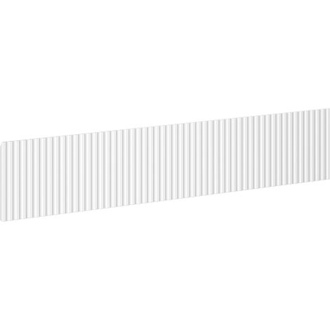 Mexen Rivel avant rainuré pour corps de meuble de salle de bains 80 x 20 cm, blanc mat - 91A20-0800-235-1-01 (1/2)