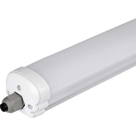 V-Tac – Plafonnier LED étanche 120 cm – 36 W – Blanc froid – IP65 pour chantiers humides – Longueur 120 cm (1/8)