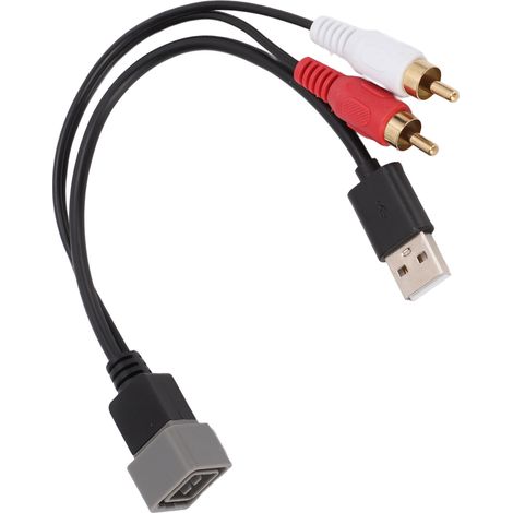 Adaptateur autoradio pour entrée MP3 et conversion audio, câble auxiliaire pour Nissan (1/5)