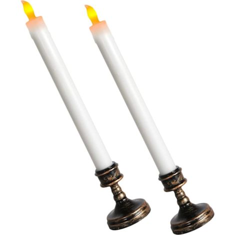 2pièces Bougie Électronique LED sans Flamme Lampe Bougie (1/5)