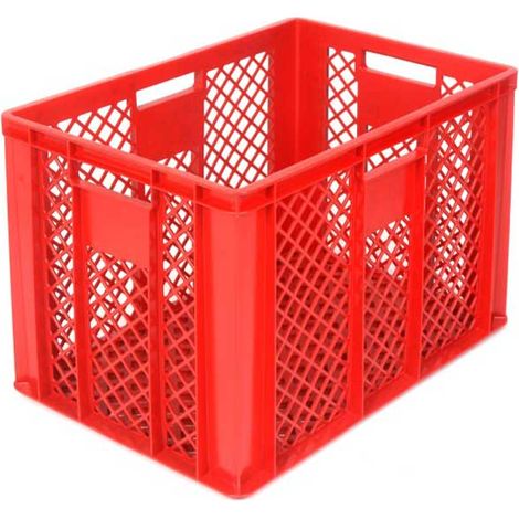 Bac Ajouré 600 x 400 x 410 mm Rouge - Matériel CHR Pro