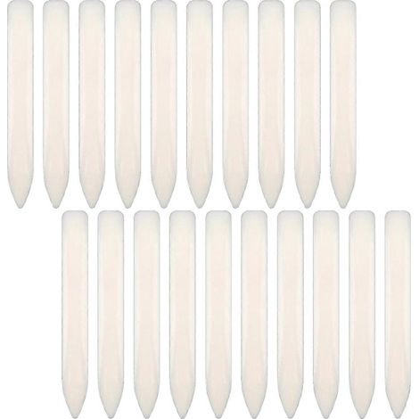 Set mit 20 Falzbeinen, Kunststofffalzblättern für Bastelarbeiten, Papierfalten und Scrapbooking (1/4)