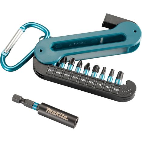E-12005 Set mit 10 schwarzen 25-mm-Schlagschrauberbits (1/5)