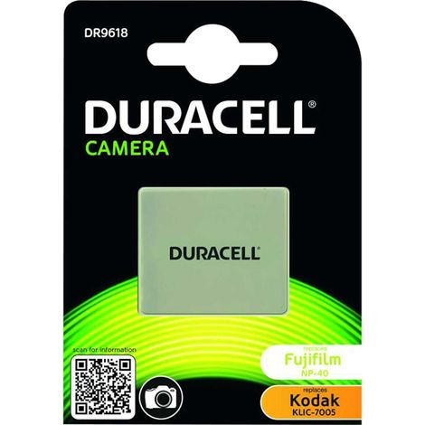 Duracell DR9618 - Batteria per fotocamere digitali 3,7 V, 650 mAh (sostituisce la batteria originaleFujifilm NP-40) (1/4)