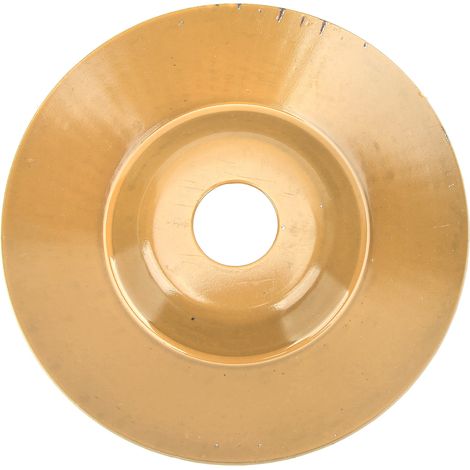 Disque meule carbure tungstène robuste 125 mm pour ébavurage bois et sculptage outil meuleuse doré (1/5)