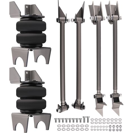 Arrière Triangulated 4 Link Kit Brackets 2500 Bags Air Ride Suspension 2.75 inch (1/5)
