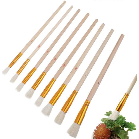 Outil de pollinisation manuel portable en 8 pièces pour plantes d'extérieur-20.00X0.80X0.80CM (1/4)