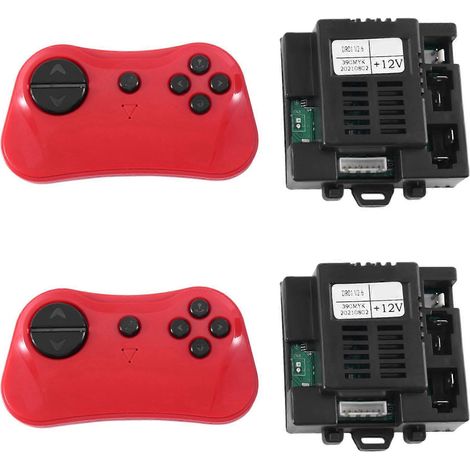 2 télécommandes et récepteurs Bluetooth DR01 2.6 390MYK 12 2.4G, compatibles avec les pièces de rechange pour voitures électriques pour enfants (1/5)
