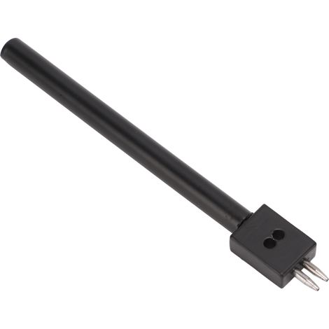 Leather Prong Punch 3mm Spacing 2 Tooth Round Hole DIY Metal Prong Punch for Leather Craft Sewing Sculpture (1/5)