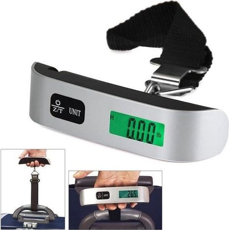 Appareil de pesage NS-14 50kg avec écran LCD - Compact et léger (1/2)