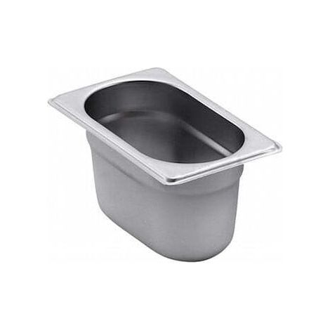 Bac GN 1/9, hauteur 65 mm, inox - Hendi 800720