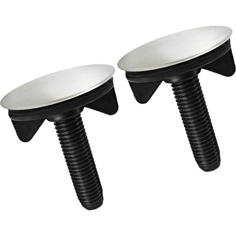 Cache-trou de Robinet Cuisine 2 Pièces en Acier (1/5)