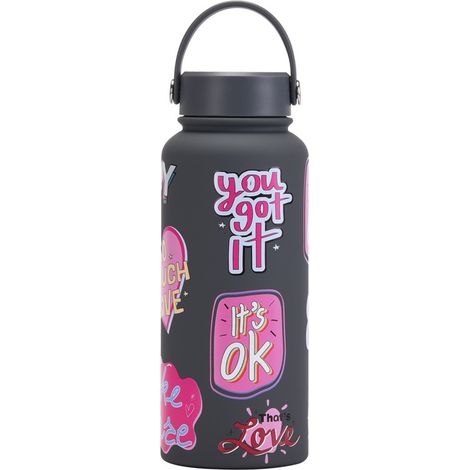 Gourde Isotherme Sport 2025 1L Grande Capacité à Ouverture Large Nouveau Modèle Portable Extérieur Femme (1/5)