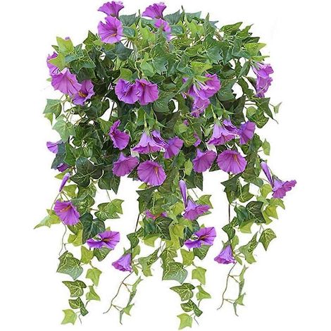FleursStructures florales artificielles d'extérieurSimulation UVCadeaux de Noël d'extérieurViolet (1/5)