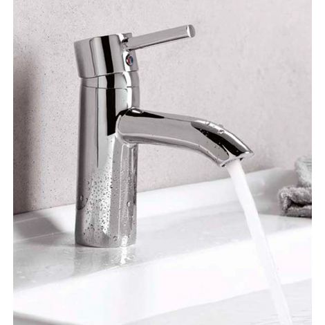 Bozz mitigeur de lavabo chromée sans vidage (1/3)
