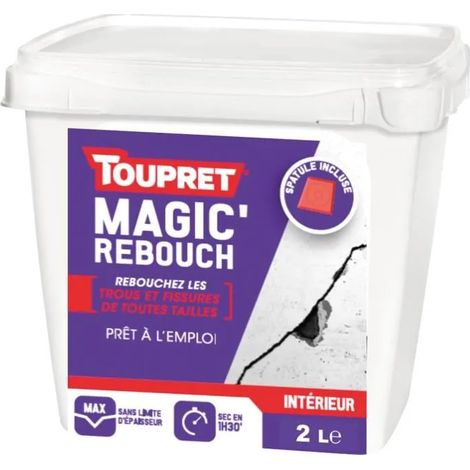 Stucco per riparazioni toupret Magic Rebouch bianco 2 litri