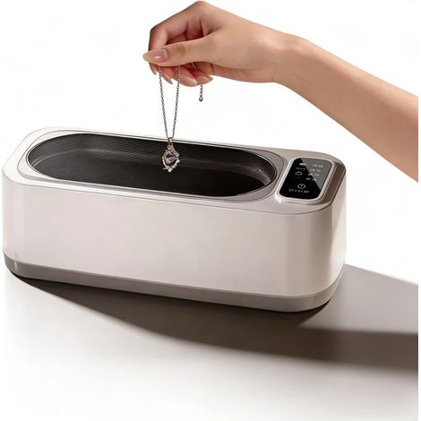 Nettoyeur à ultrasons, 350 ml, pour bijoux, fréquence 45 kHz, cuve intérieure en acier inoxydable 304, 4 modes de nettoyage (1/5)