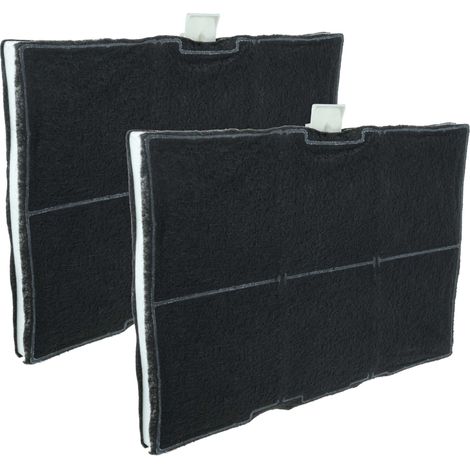 vhbw 2x Aktivkohlefilter kompatibel mit Siemens LC958BB90B/02, LC958BD60/01, LC958BB90B/01, LC958BB90/02, LC958BB90/03 Dunstabzugshaube