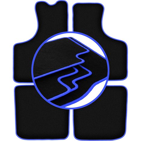 Carlux-blaue Automatten für: Skoda 105 / 120 / 130 Limousine (1976-1990) (1/5)