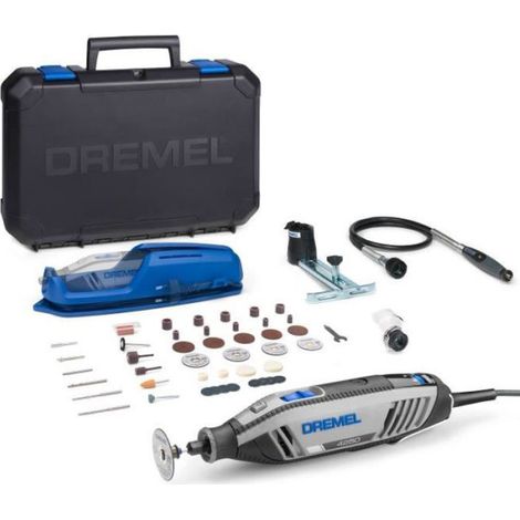 Outil multifonction DREMEL 4250-3/45 – 45 accessoires – Moteur puissant pour travaux de précision – Coffret léger avec support mural (1/5)