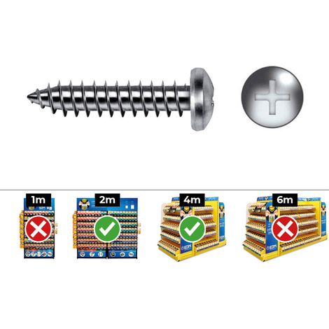 CAJA 250 unid. TORNILLO CHAPA ALOMADA PHILIPS DIN/REF 7981 5,5x25mm ZINCADO CELO