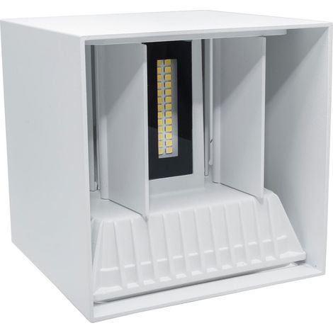 Applique da parete 52 led 22 watt per esterno impermeabile IP65 luce lampada per terrazzo e giardino doppia emissione luminosa UP & DOWN luce naturale 4000k (1/5)