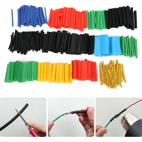 Kit de 530 gaines thermorétractables colorées (sachet) (1/5)