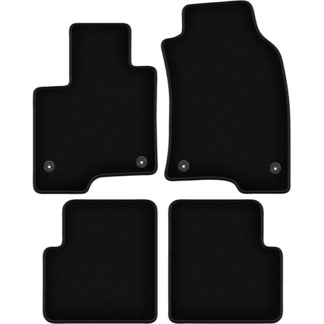 Tappetini BASIC in velluto nero per: Fiat Panda III hatchback (2012-) (1/5)
