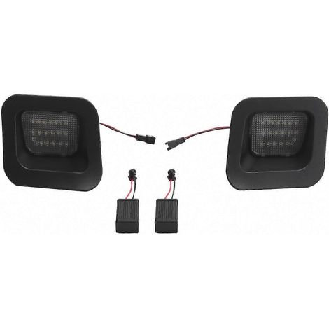 Plaques d'immatriculation LED fumées pour Dodge Ram 1500 2500 3500 2003-2018, feux arrière de plaque minéralogique, éclairage de plaque d'identité (1/5)