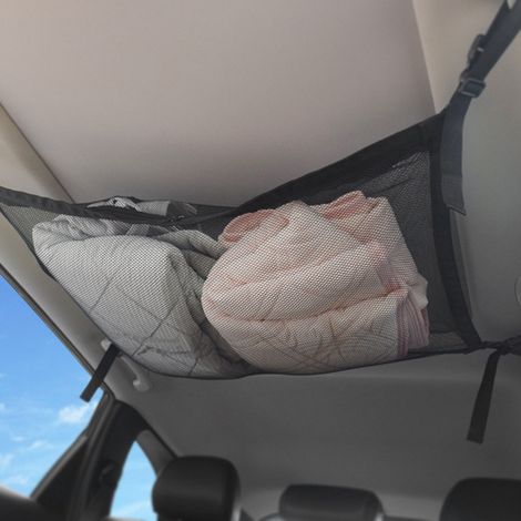 Sac de Toit Voiture Imperméable en Polyester Noir pour Bagages de Voyage (1/5)