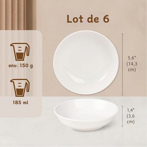 Gamelle Chat en Céramique - Gamelle pour Chat, Larges et Peu Profondes, Anti-Fatigue des Moustaches - Assiettes Plates - Micro-Ondes et Lave-Vaisselle - 150 g - 14,3 cm (1/4)