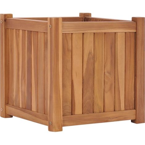 Hochbeet 40x40x40 cm Massivholz Teak