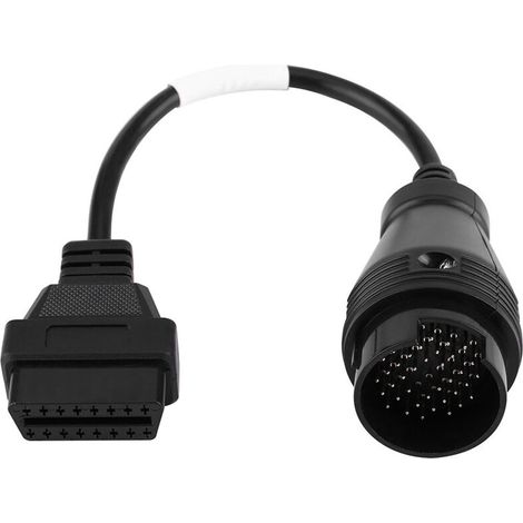 Cble de diagnostic de connecteur adaptateur OBD2 38 broches à 16 broches pour camion Iveco