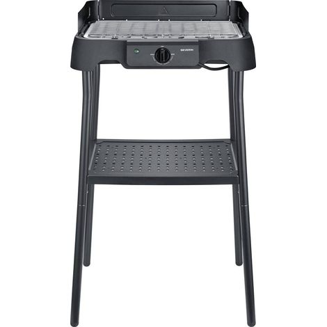 Barbecue elettrico su piedi - SEVERIN - PG8594 - 2000 W - Superficie di cottura 38 x 22 cm - Termostato regolabile - Nero (1/5)