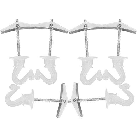 de plafond pliables en métal SECFOU lot de 6 crochets pour