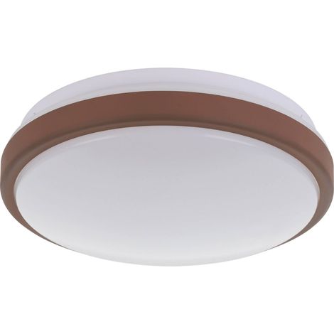 Eglo LED Deckenleuchte Lezuza weiß mokka Ø 24,5 cm Deckenlampen & Kronleuchter (1/3)