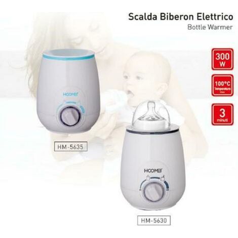 TrAdE Shop Traesio - Scalda Biberon Elettrico 300w Riscaldamento In 3 Minuti Temperatura Regolabile -