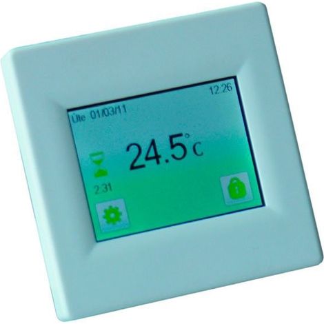Thermostat d'ambiance programmable universel à écran tactile TFT (1/4)