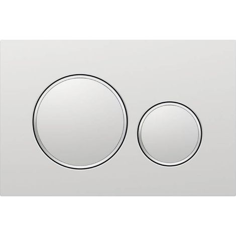 Gilt für Geberit Sigma20 Betätigungsplatte für 2-Mengen-Spülung: matt verchromt lackiert, Perl-Effekt-Beschichtung, hochglänzend verchromt (115.882.JQ.1)